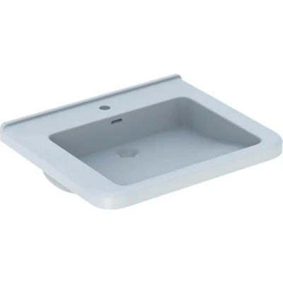 Afbeelding van Geberit 300 Comfort Square rolstoelwastafel wit (65 x 55 cm) 1
