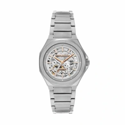 Afbeelding van Armani Exchange Dames horloge zilverkleurig met band
