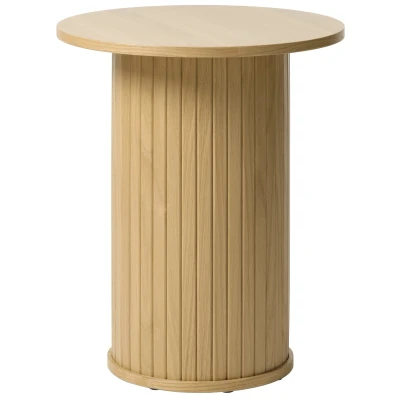 Afbeelding van Hygge Interiors Nola Ronde Bijzettafel Eiken