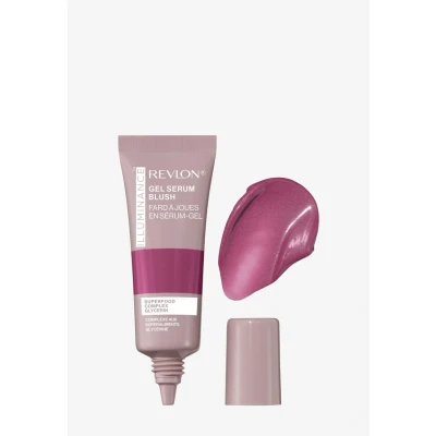 Afbeelding van Revlon Illuminance Gel Serum Blush, zichtbaar gevulde wangen, stralende en hydraterende afwerking de hele dag, 140 Brilliant Berry, 11 ml