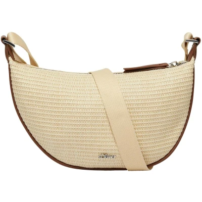 Afbeelding van s.Oliver Halbmond Schoudertas, Dames, Maat: One Size, Beige