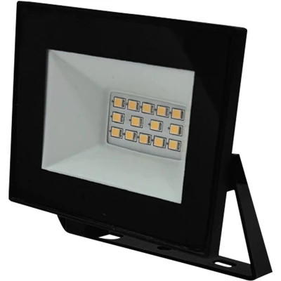 Afbeelding van V TAC VT 44012 B LED Schijnwerper E Serie IP65 Waterdicht Zwart 10W 850 Lumen 4000K