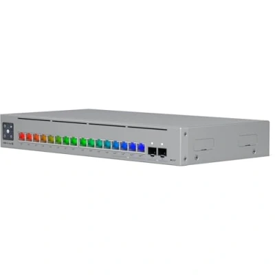 Afbeelding van Ubiquiti Pro Max 16 PoE, Managed, L3, Gigabit Ethernet (10/100/1000), Power over (PoE), Rack montage