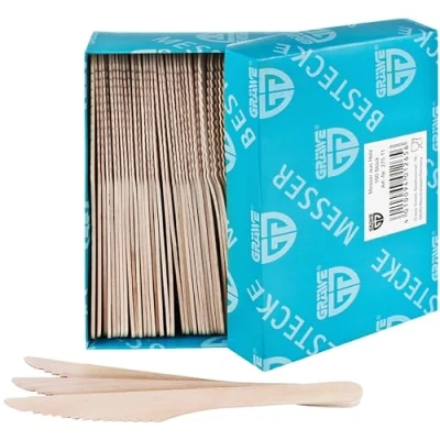 Afbeelding van Gräwe® Wegwerp houten messen