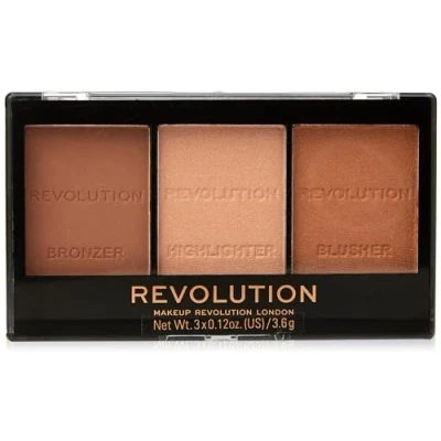 Afbeelding van Makeup Revolution Ultra Brightening Contour Kit C04 Light/Medium
