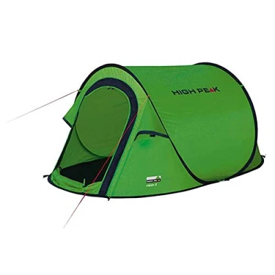 Afbeelding van High Peak Vision 2 Pop Up Tent Green Phantom Groen Bijzettenten