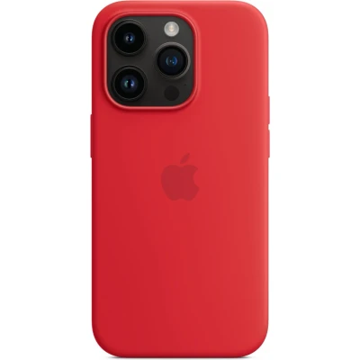 Afbeelding van Apple Magsafe Siliconen Back Cover Rood iPhone 14 Pro
