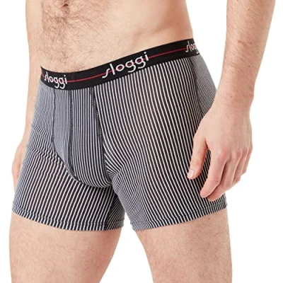 Afbeelding van Sloggi Start Short C2p Box Herenondergoed (2 stuks), Rood Dark Combination