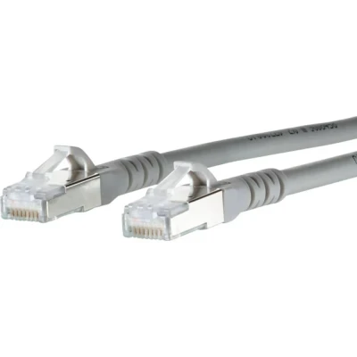 Afbeelding van METZ CONNECT Patchkabel Cat.6A AWG 26, grijs, 15 m