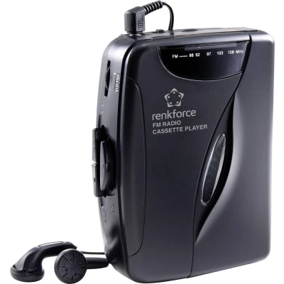 Afbeelding van Renkforce RF CP 150 Draagbare cassettespeler Zwart