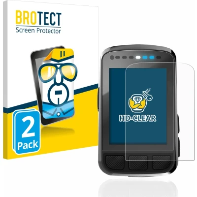 Afbeelding van BROTECT Screenprotector voor Wahoo Elemnt Bolt V2 GPS Folie Beschermfolie transparant (2 Stuks)