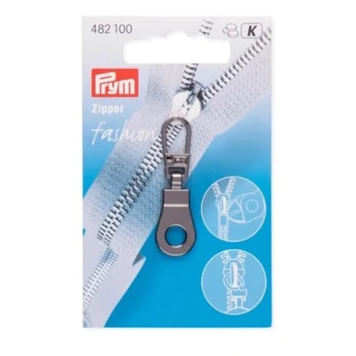 Afbeelding van Prym 482100 Fashion metalen oogje met ritssluiting 10 x 40 mm