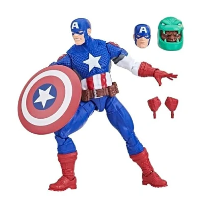 Afbeelding van Hasbro Marvel Actiefiguur Ultimate Captain America 15 cm Legends Puff Adder BAF Multicolours