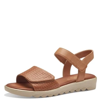 Afbeelding van Jana 8 28265 42 platte sandalen voor dames, Bruin