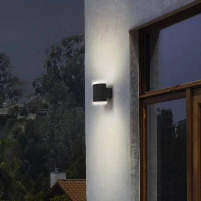 Afbeelding van LEDVANCE ENDURA STYLE DALLAS Buitenwandlamp, donkergrijs, snelle en eenvoudige installatie, beschermingsklasse IP44