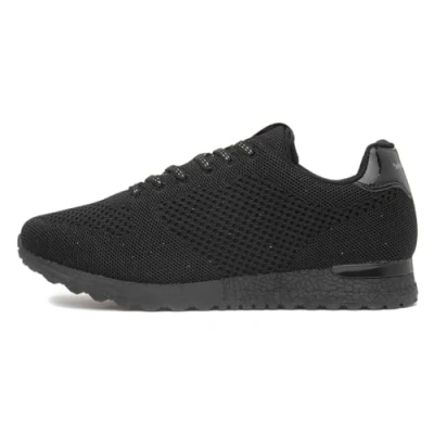 Afbeelding van Hush Puppies Katrina Trainer Sneakers voor dames, zwart.