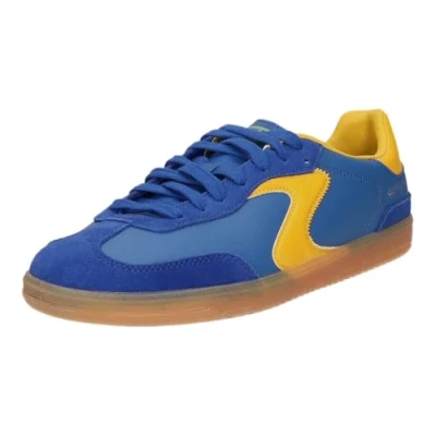 Afbeelding van Skechers Hotshot Sneakers laag blue/yellow, Heren, Maat: 46, Blue/yellow Leer/ synthetisch