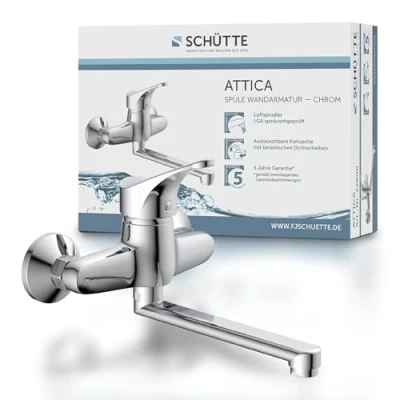 Afbeelding van Wandmengkraan ATTICA chroomkleurig