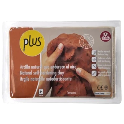 Afbeelding van Klei Plus 500gr terracotta