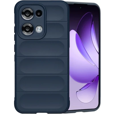 Afbeelding van imoshion EasyGrip Backcover voor de Oppo Reno 13 Donkerblauw