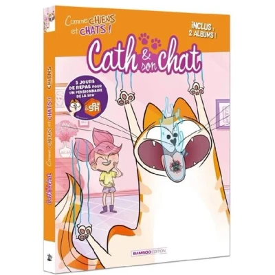 Image de Cath et son chat tome 01 / Les Chiens en BD écrin