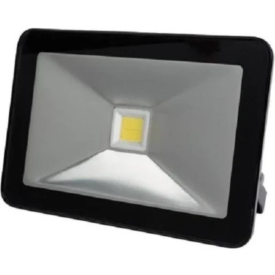 Afbeelding van LED bouwlamp Perel (30W, 2600lm, 4000K, Zwart)