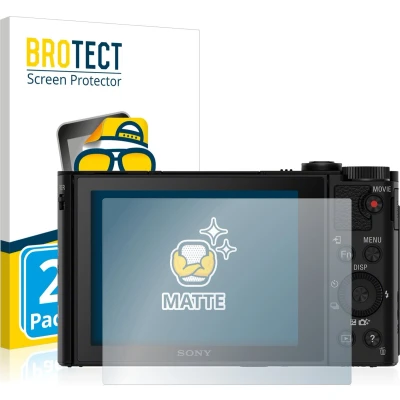 Afbeelding van BROTECT Screenprotector voor Sony Cyber Shot DSC HX90V Folie Beschermfolie matte (2 Stuks)