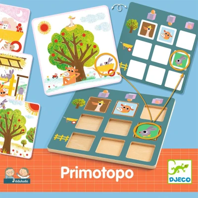 Afbeelding van Djeco puzzel eduludo voorzetsels primotopo