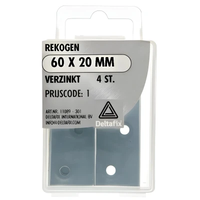 Afbeelding van Rekogen 60 20mm 1,5mm verz 4st Deltafix