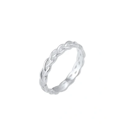 Afbeelding van Elli KNOT Infinity Ring silvercoloured, Dames, Maat: 54, Silver coloured