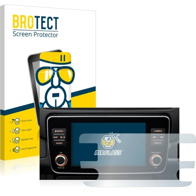 Afbeelding van BROTECT Screenprotector voor Nissan Leaf E Plus Infotainment System Folie Beschermfolie Beschermglas transparant