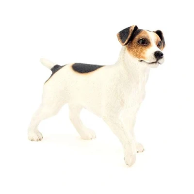 Afbeelding van Leonardo Collection Jack Russell Terrier ornament steen wit