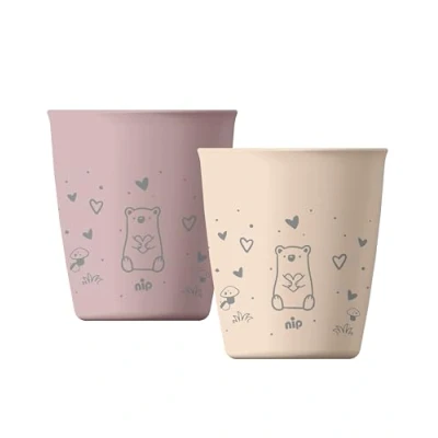 Afbeelding van nip Drinkbekers Duurzame en onbreekbare beker met afgeronde rand voor baby&#039;s vanaf 12 maanden. Ergonomische kinderbeker gemaakt van meer dan 90% hernieuwbare grondstoffen 2