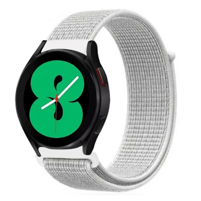 Afbeelding van Garmin Venu 2 &amp; 3 Sport Loop Nylon bandje Wit