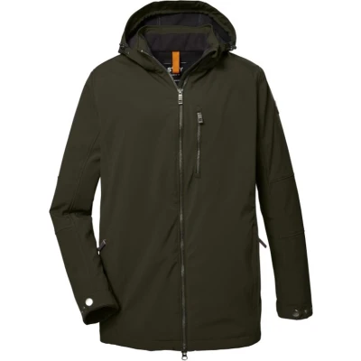 Afbeelding van STOY heren softshell jas winter 39808 donker groen maat 3XL