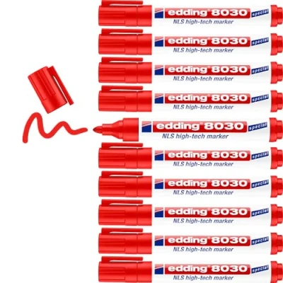 Afbeelding van Viltstift edding 8030 NLS high tech 1.5 3mm rood