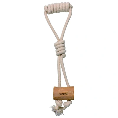 Afbeelding van Quapas! Hondenspeelgoed Coffeewood Cork Maat S: 44x11x5,5 cm