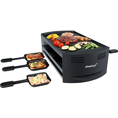 Afbeelding van Steba RC6 Gourmetset met speciale pizza functie 6 personen 1500 Watt 2 m snoer