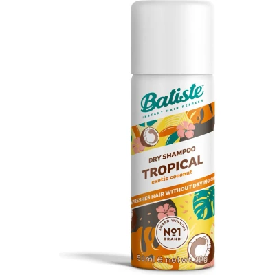 Afbeelding van 6x Batiste Droogshampoo Tropical Mini 50 ml