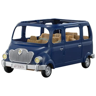 Afbeelding van Sylvanian Families 5274 7 Zits Familiewagen Voertuig