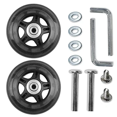 Afbeelding van Rhinenet Reservewielen voor OD 80 mm PU koffers met ABEC 7 kogellagers, afneembare wielen sporttas, roltas, inline skates en skateboard
