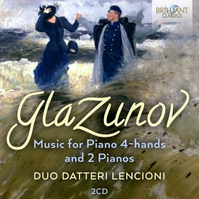 Afbeelding van Duo Datteri Lencioni Glazunov: Music For Piano 4 Hands And 2 Pianos (2 CD)
