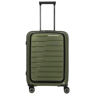Afbeelding van Travelite Air Base 4 Wiel Trolley S Front Pocket olive