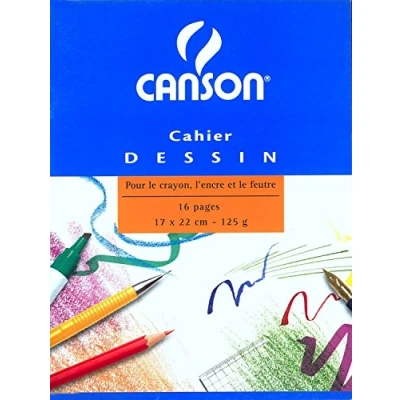 Afbeelding van CANSON tekenboek, blanco, 125 g/qm, 240 x 320 mm