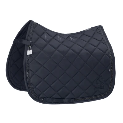 Image de Eskadron Tapis de Selle Classic Sports &#039;25 Glossy Jewel Dressage MarinVendu par Agradi