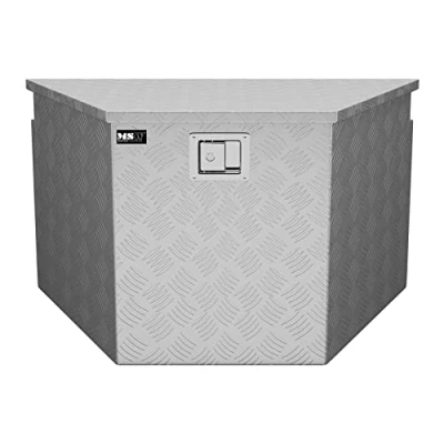 Afbeelding van MSW Aluminium gereedschapskist traanplaat 82 x 48 46 cm 150 L