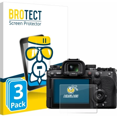 Afbeelding van BROTECT Screenprotector voor Sony Alpha 9 III Folie Beschermfolie Beschermglas transparant (3 Stuks)