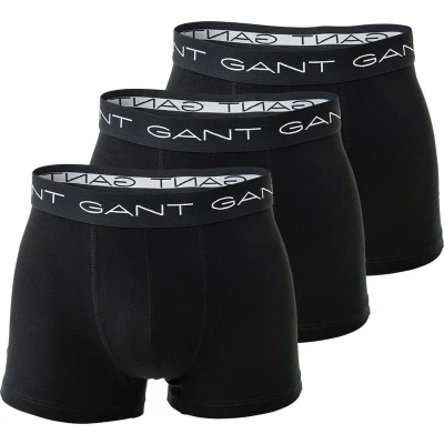 Afbeelding van GANT Trunk 3 PACK Onderbroeken, Heren, Maat: 3XL, Black