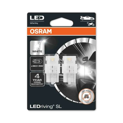 Afbeelding van Osram W21/5W LED Retrofit Wit W3x16q 2 Stuks