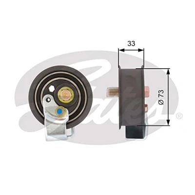 Afbeelding van Gates Spanrol distributieriem T43123